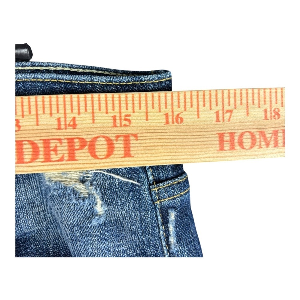 EUC Pilcro and the Letterpress Women's Distressed Mid-rise Straight Leg Jeans 27 - Picture 8 of 14